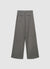 Pantaloni palazzo con bande in pizzo