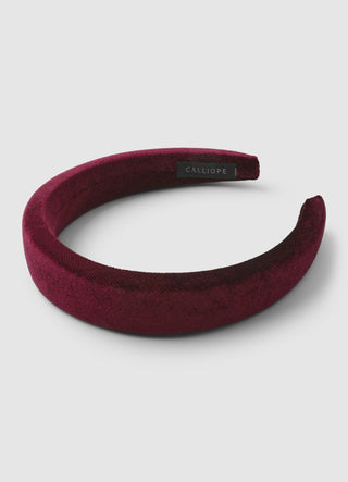 Padded plain-colour headband