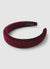 Padded plain-colour headband