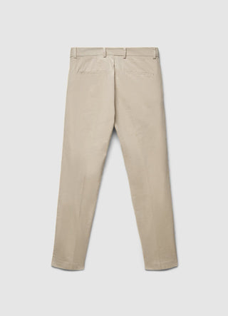 Pantaloni chino in velluto a tinta unita