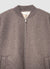 Bomber imbottito effetto pelo con zip