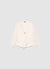 Blusa con rever sciallato a righe
