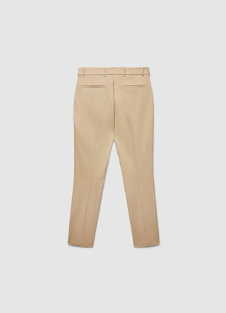 Plain tailored long trousers