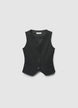 Polka dot waistcoat with buttons - 8-9