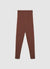 Solid colour high-waisted long leggings