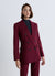 Double-breasted six-button blazer jacket