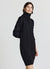 Rollkragenpullover mit Zopfmuster