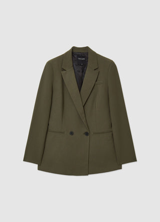 Double-breasted two-button jacket