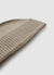 Ribbed beanie hat with cuffed edge