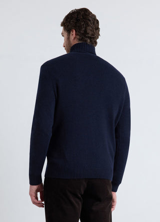 Rollkragenpullover aus Wollmischung
