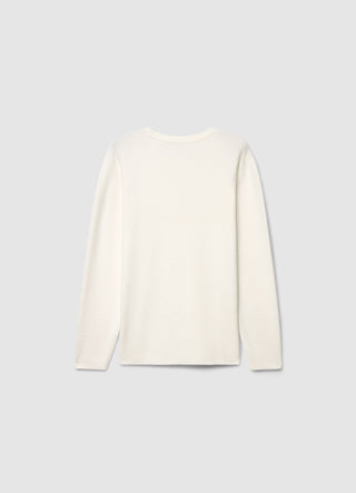 Maglia girocollo a tinta unita