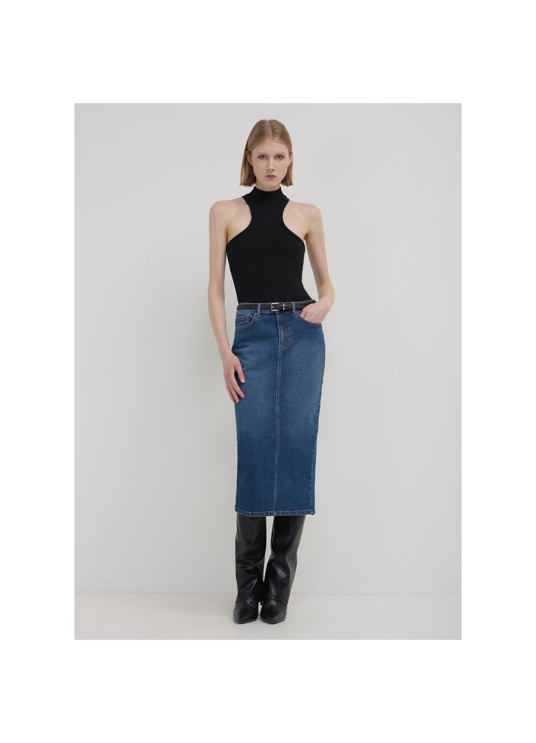 Soor Ploom　dark denim　スカート 5y デニムロングスカート | ファッション通販サイト NUGU