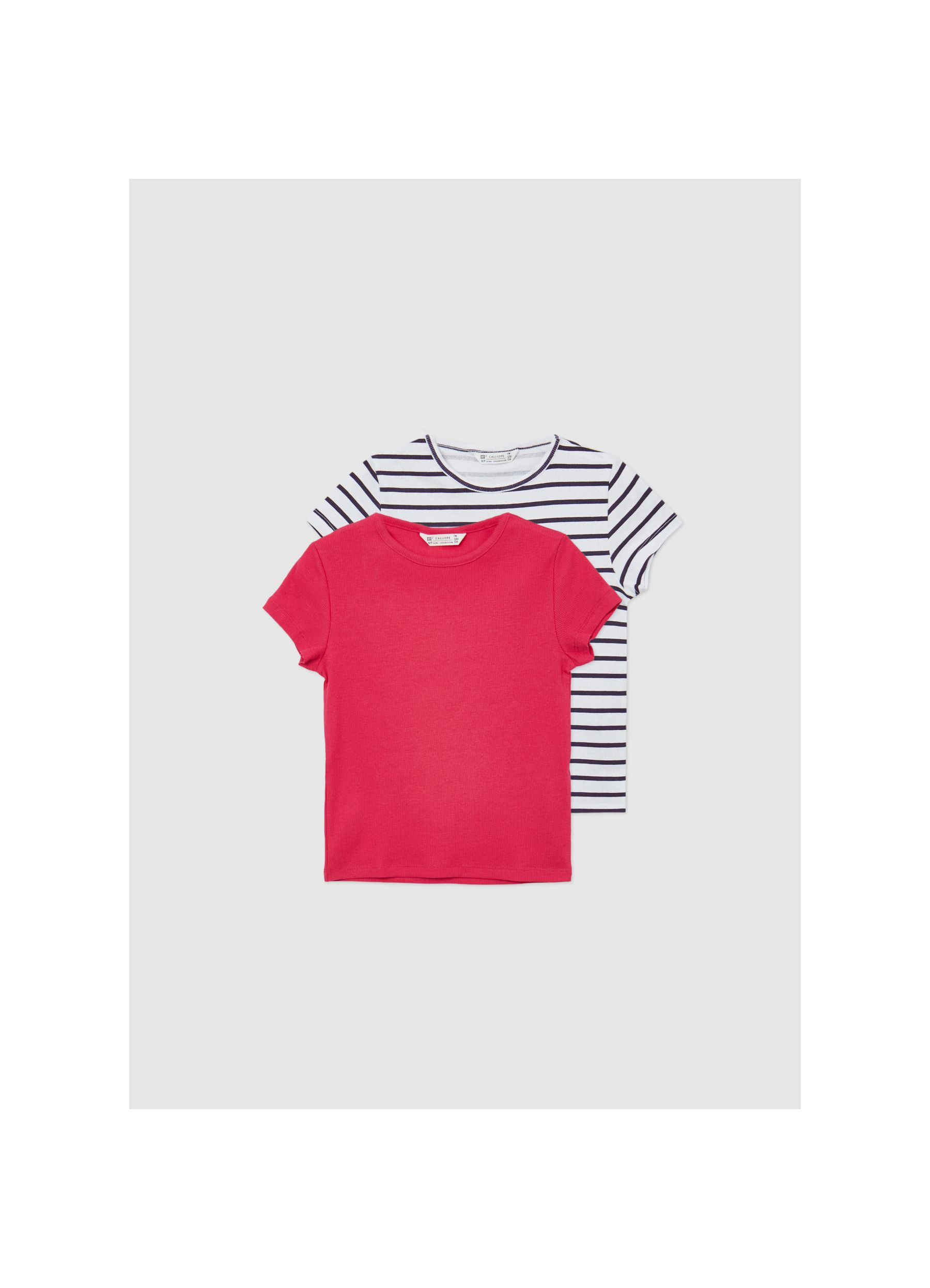 Maglia Rossa Bimba Magliette E Camicie A Tinta Unita Back To School Bambine (3-8 Anni Vestito Camicia Bambina - Foto 8