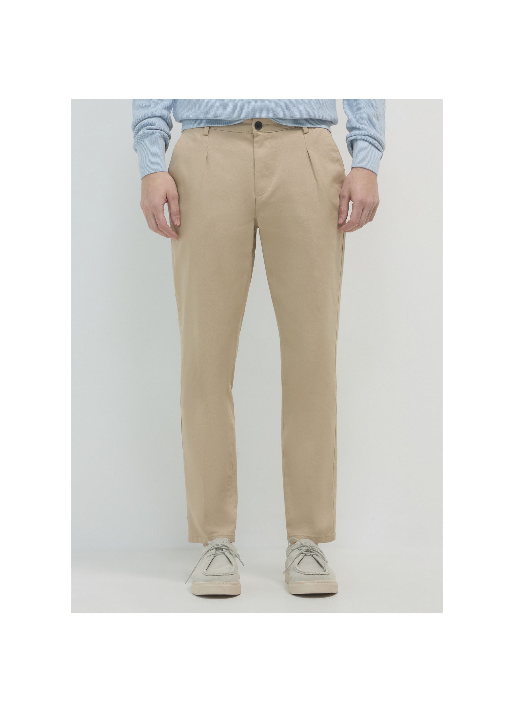 Chino-Hose aus Baumwolle beige | Calliope
