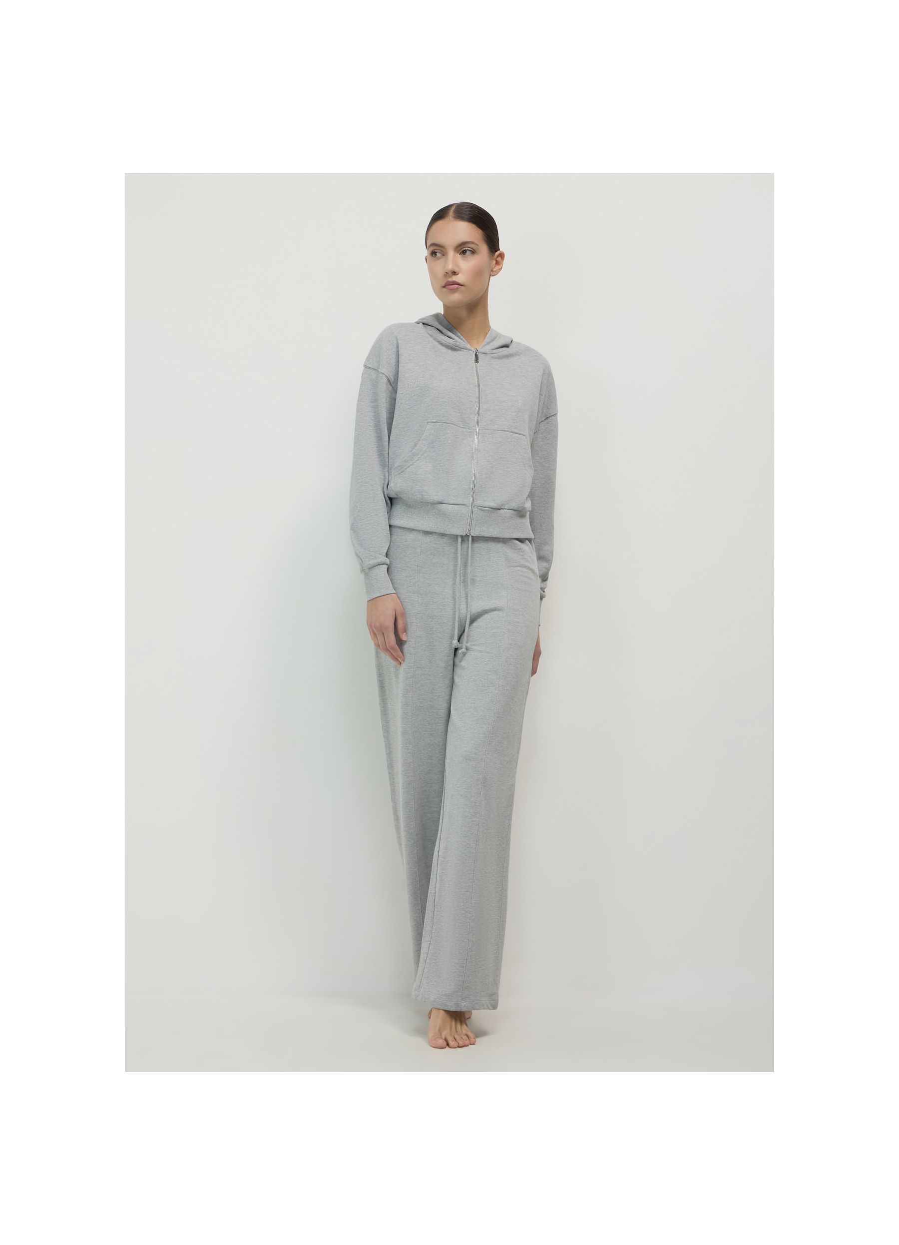 CLUBHAUS Tailored Trousers - Mサイズ　グレー Vallsta Tailored Trousers - Grey Melange – The Frankie Shop