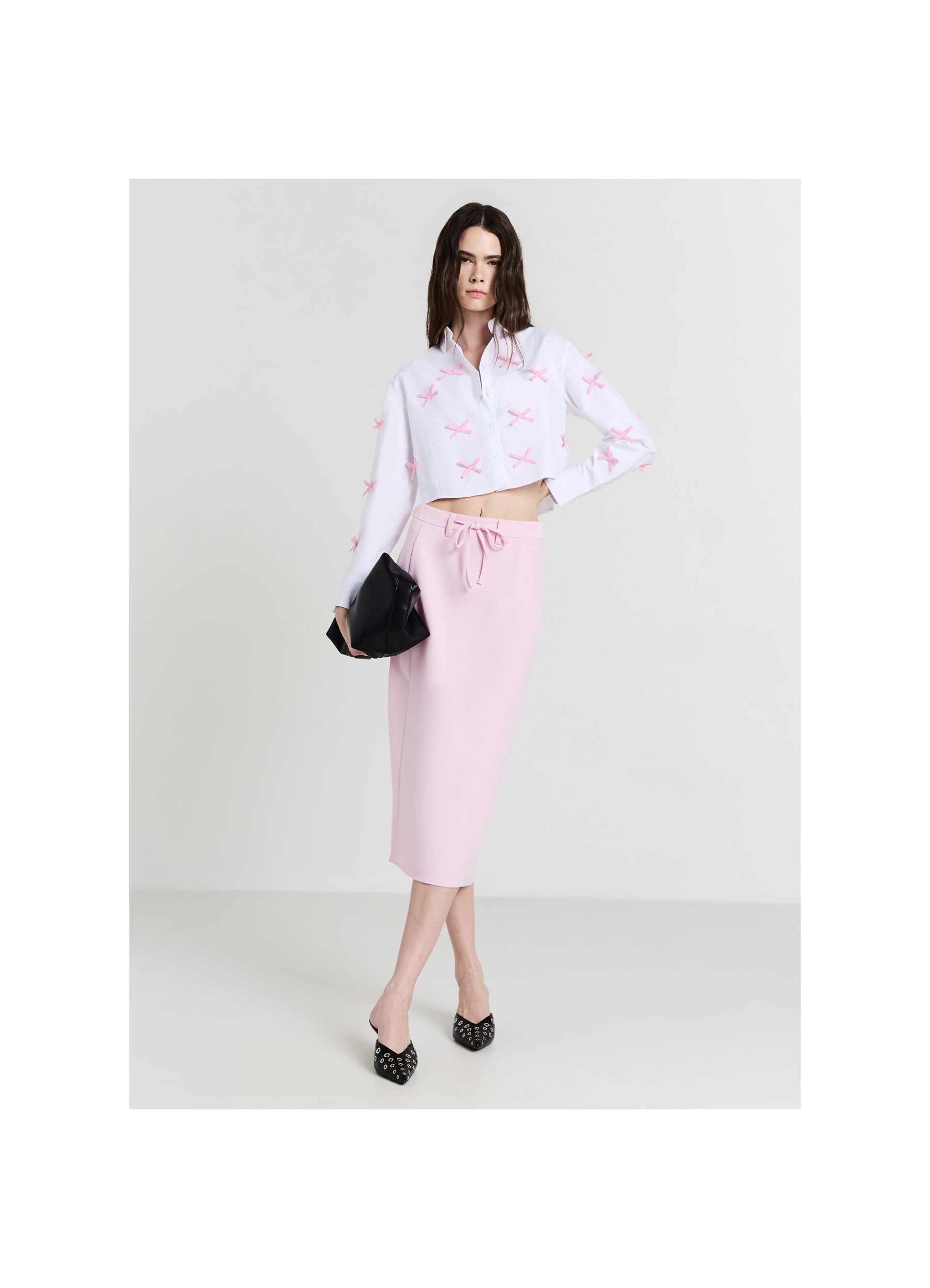 wonnyribbon llic skirt Sサイズ　ピンク Wonny Ribbon【即納】(残りred S) Tropical skirt (red/y