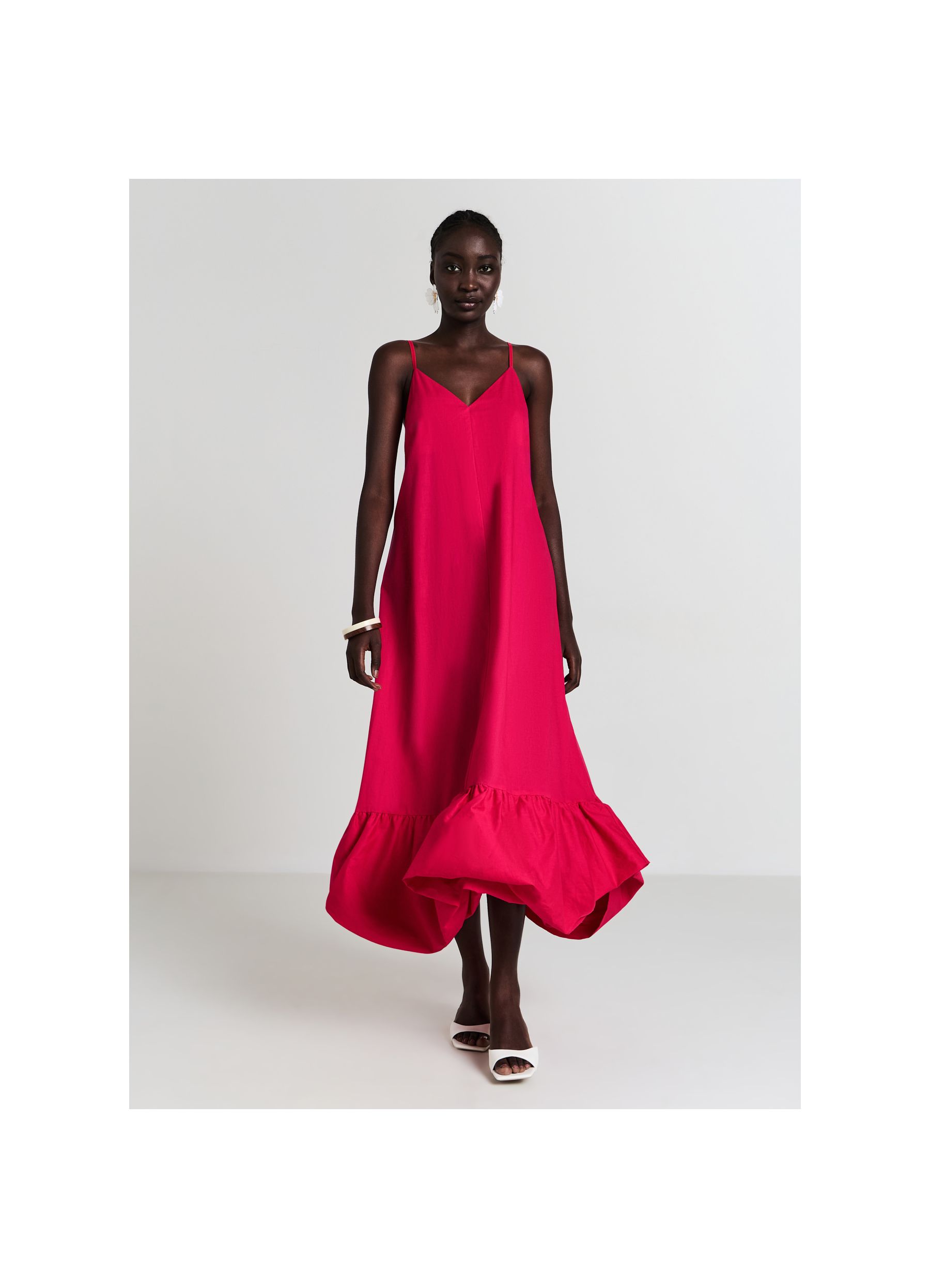 Vestito A Palloncino Lungo Vestito Donna A Palloncino Vestito