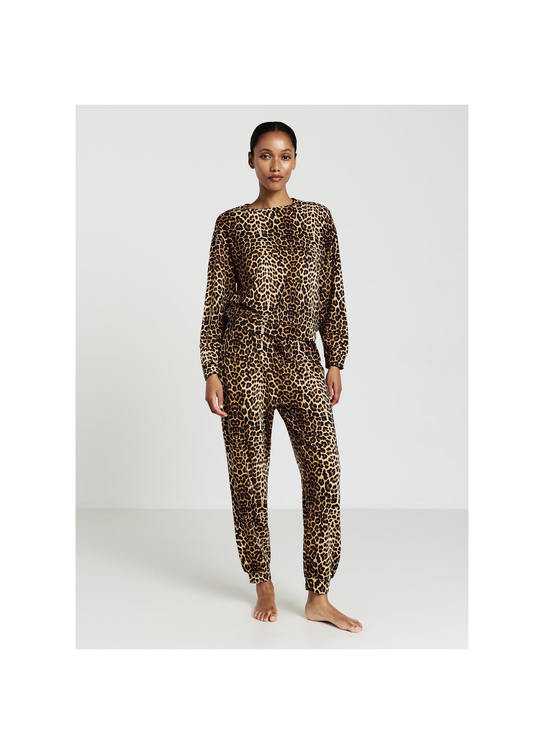 Set pigiama animalier var beige scuro | Calliope