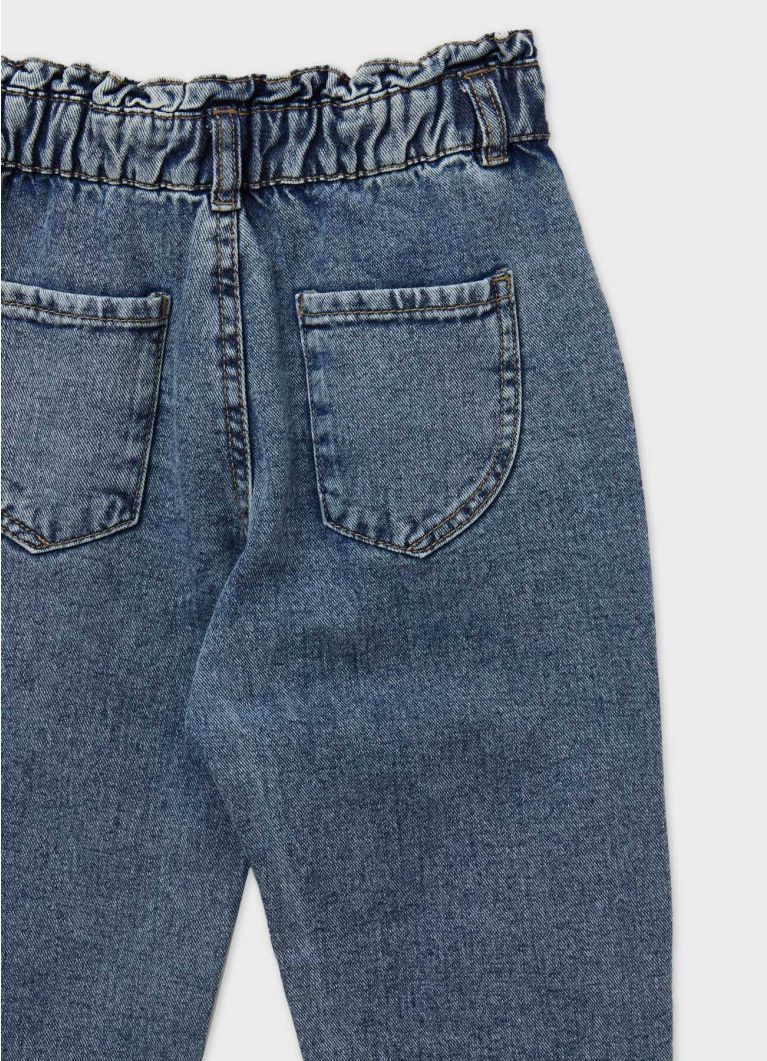 Дълъг дънков панталон Детски дрехи за момичета 022