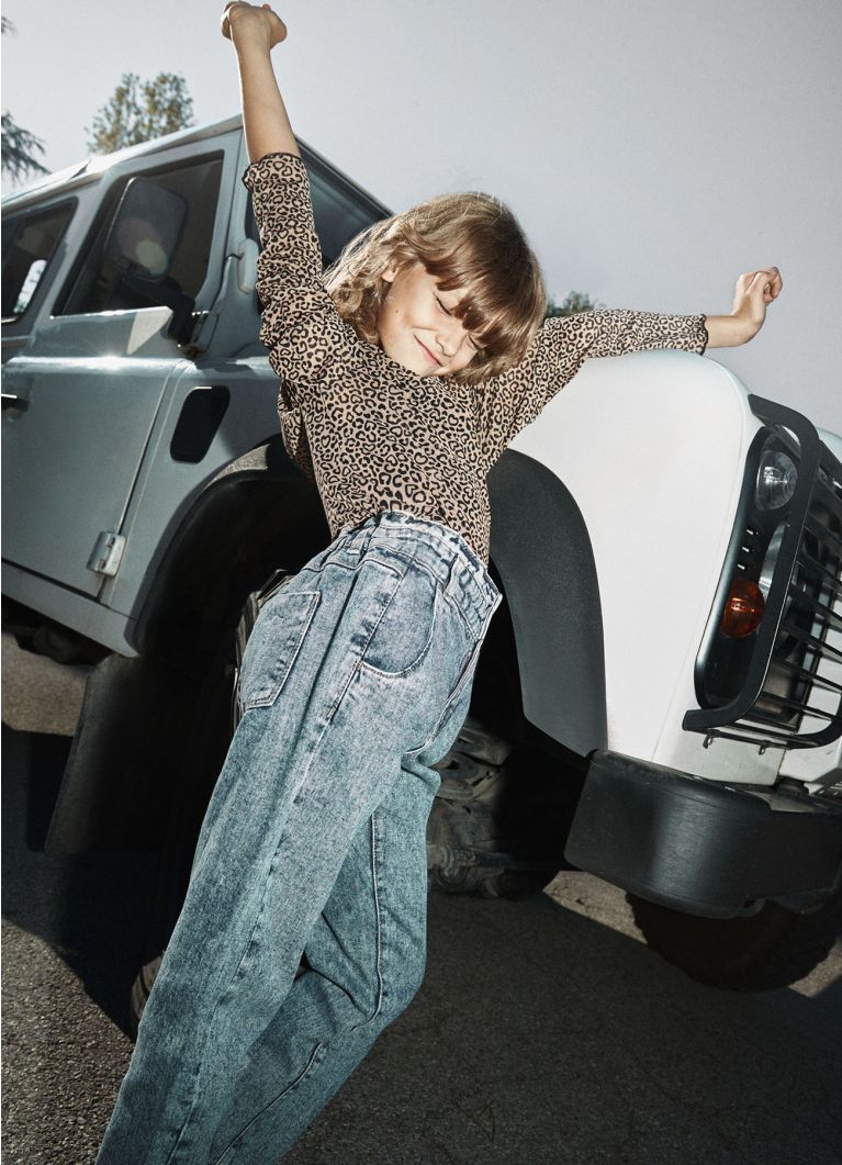 Дълъг дънков панталон Детски дрехи за момичета 022 sp_e1