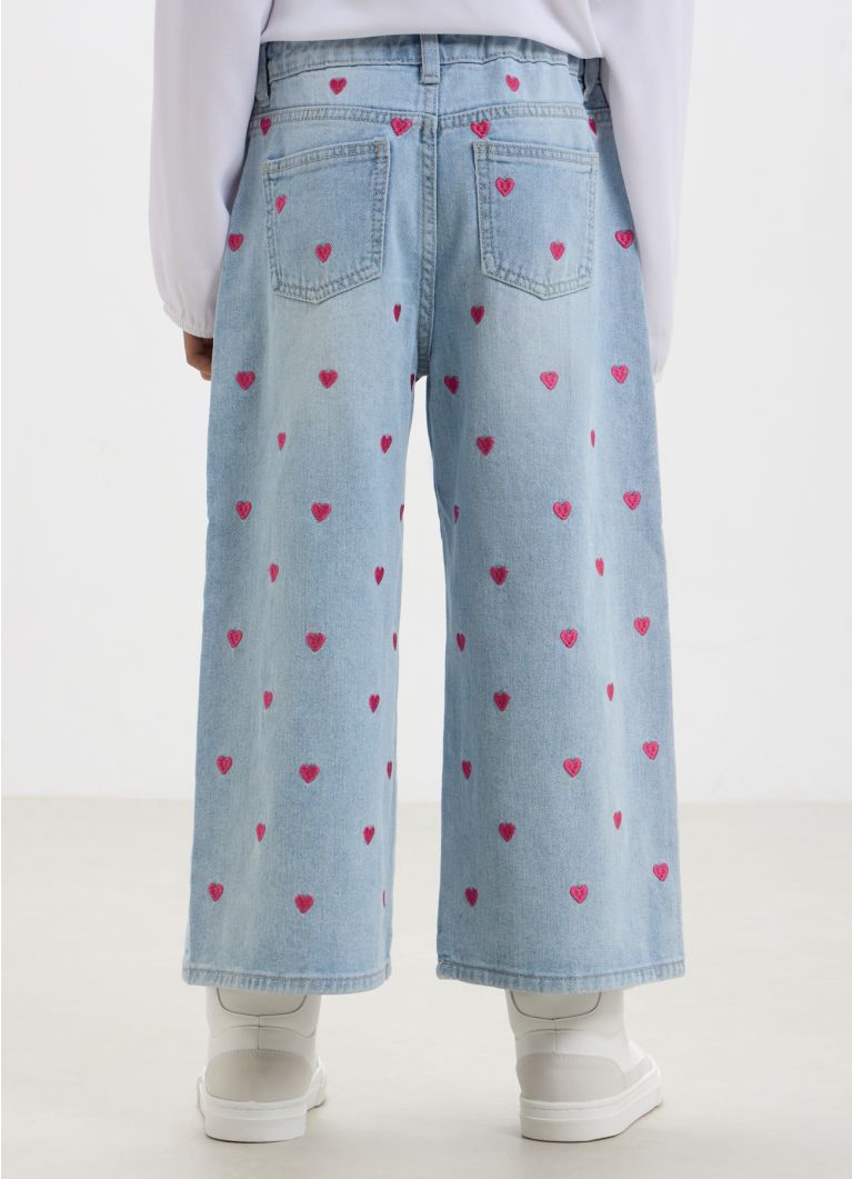 Дълъг дънков панталон Детски дрехи за момичета 022 in_i4