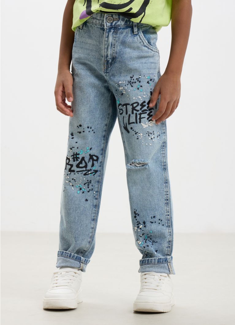 Pantalone Jeans Lungo Junge det_2