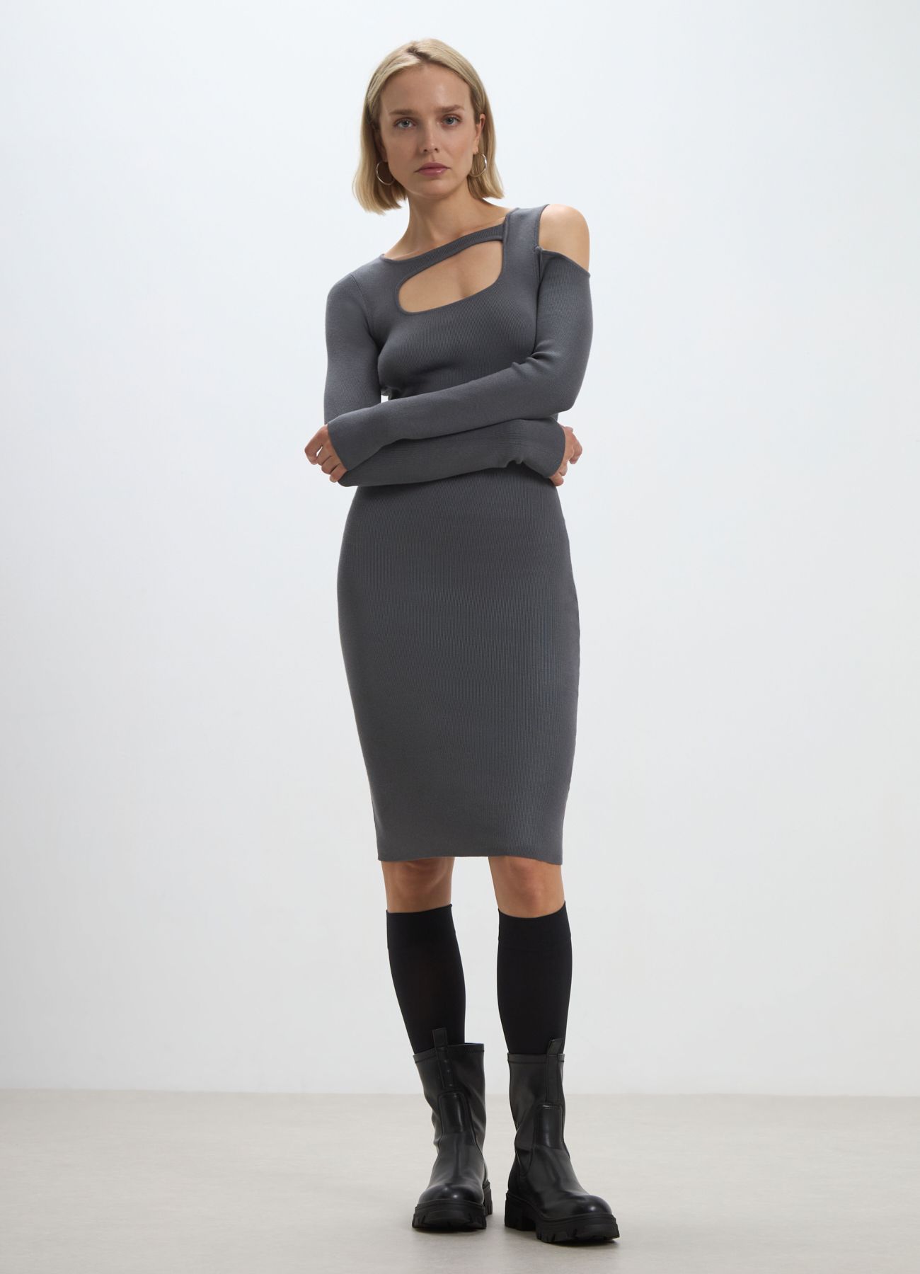 Dress grigio medio | Calliope
