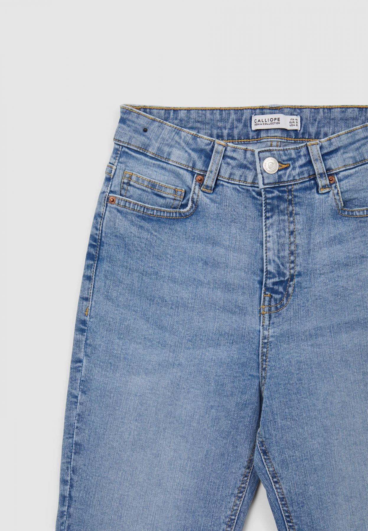 Long Jeans Denim middle blue denim Calliope