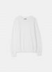 Μονόχρωμη φούτερ μπλούζα με στρογγυλή λαιμόκοψη