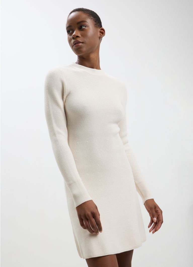 Calliope Vestito Maglia Maniche Corte Vestito In Maglia Con Oblò