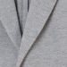Deconstructed pique jacket Light grey melange