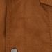 Suede-effect jacket Tabacco