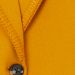 Jednofarebné jednoradové sako Horčicová žltá