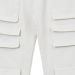 Multi-pocket cargo trousers Optical white