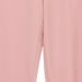 Straight melange trousers Ancient pink