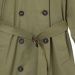 Long trench-coat Vert militaire clair
