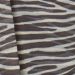 Langes Kleid aus Tüll mit Zebramuster Var ultrablack