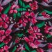 Flower-patterned tulle bodysuit Var ultrablack