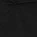 Tüll-Einsatz-T-Shirt Ultrablack