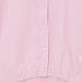 Camicia crop a righe Var rosa confetto
