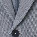 Zweiknopf-Jacke aus Piqué-Stoff Ghiaccio melange