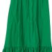 Long dress with flounce Green lawn