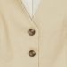 Plain-coloured waistcoat Beige light