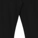 Jednofarebné športové nohavice Čierna