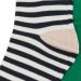 Balenie 2 dlhých pruhovaných ponožiek Var. Trávová zelená