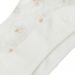 Balenie 2 perforované ponožky Var. Krémová biela