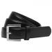 Medium leatherette belt Ultrablack