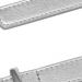 Laminated low belt Silver