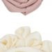Pack 2 elastic bands with rose Var white woll