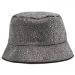Rhinestone fisherman's hat Var ultrablack
